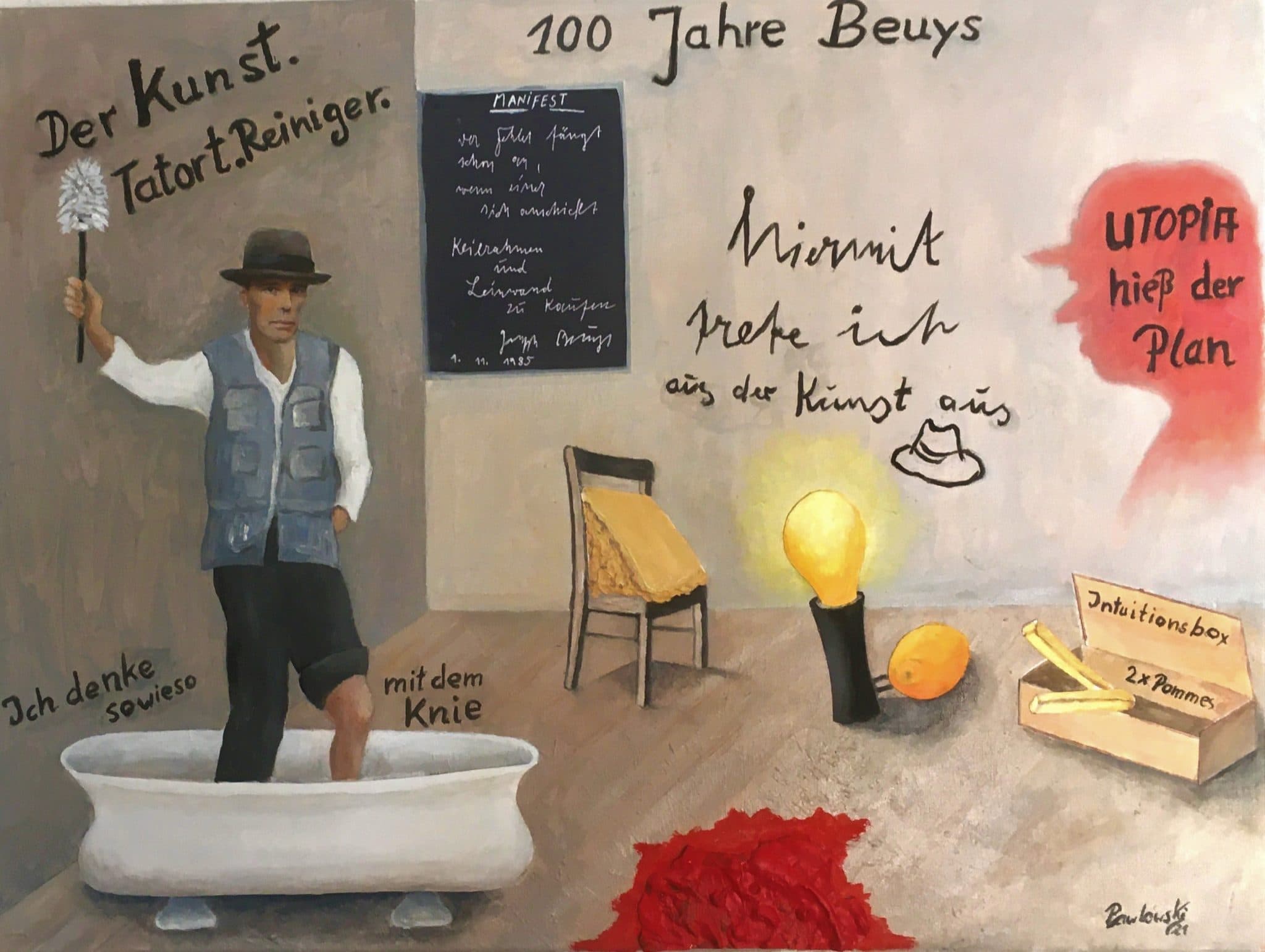 Zynische Hommage an Beuys