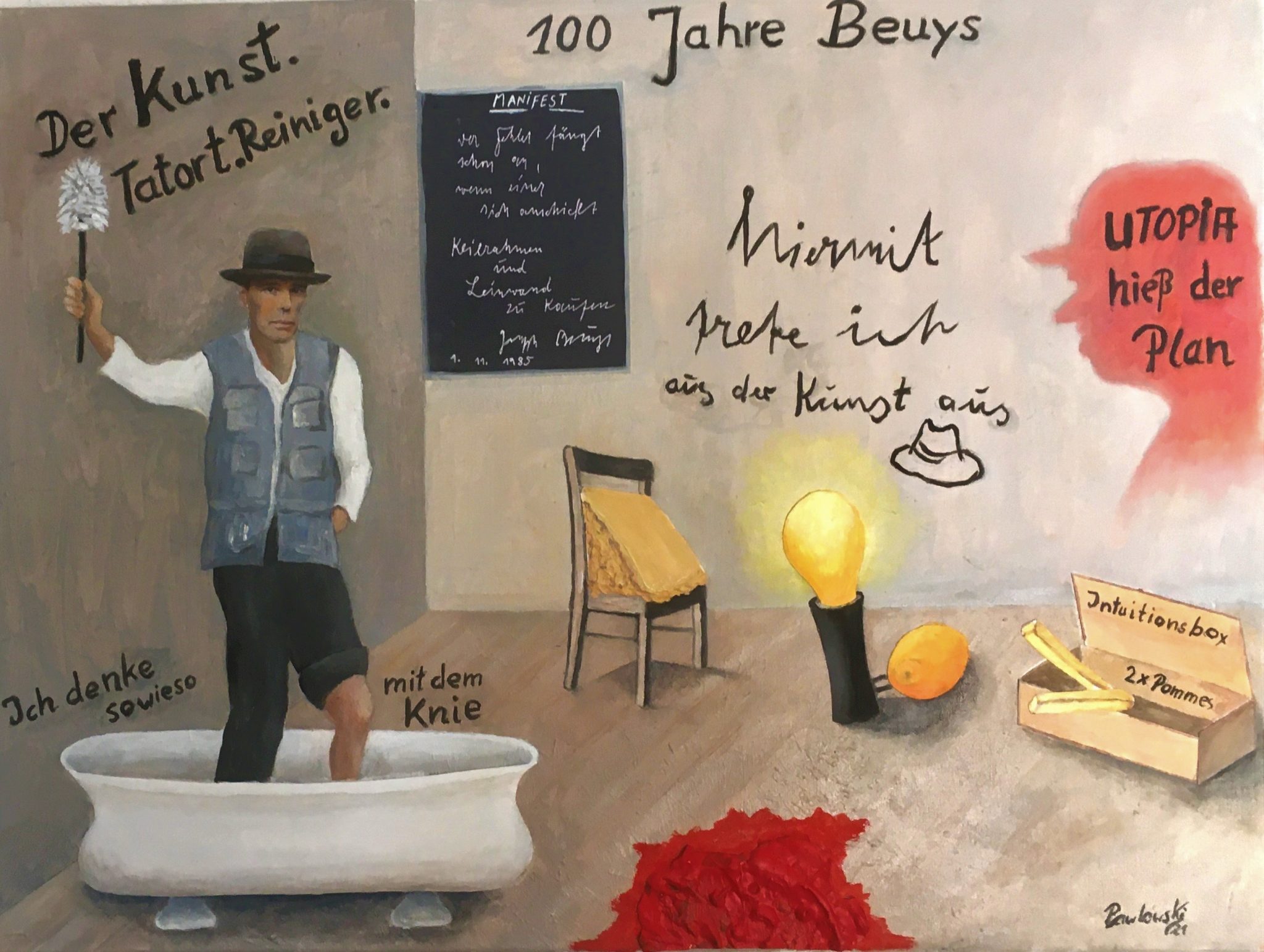 Zynische Hommage an Beuys