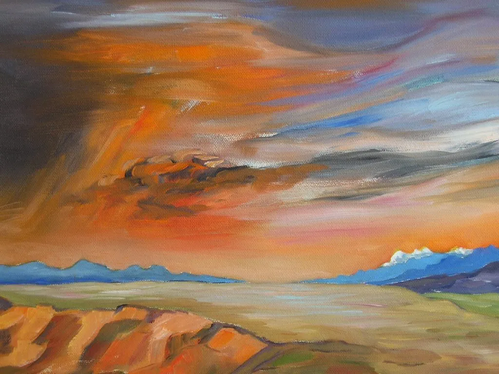 Kasachstan – Abendstimmung