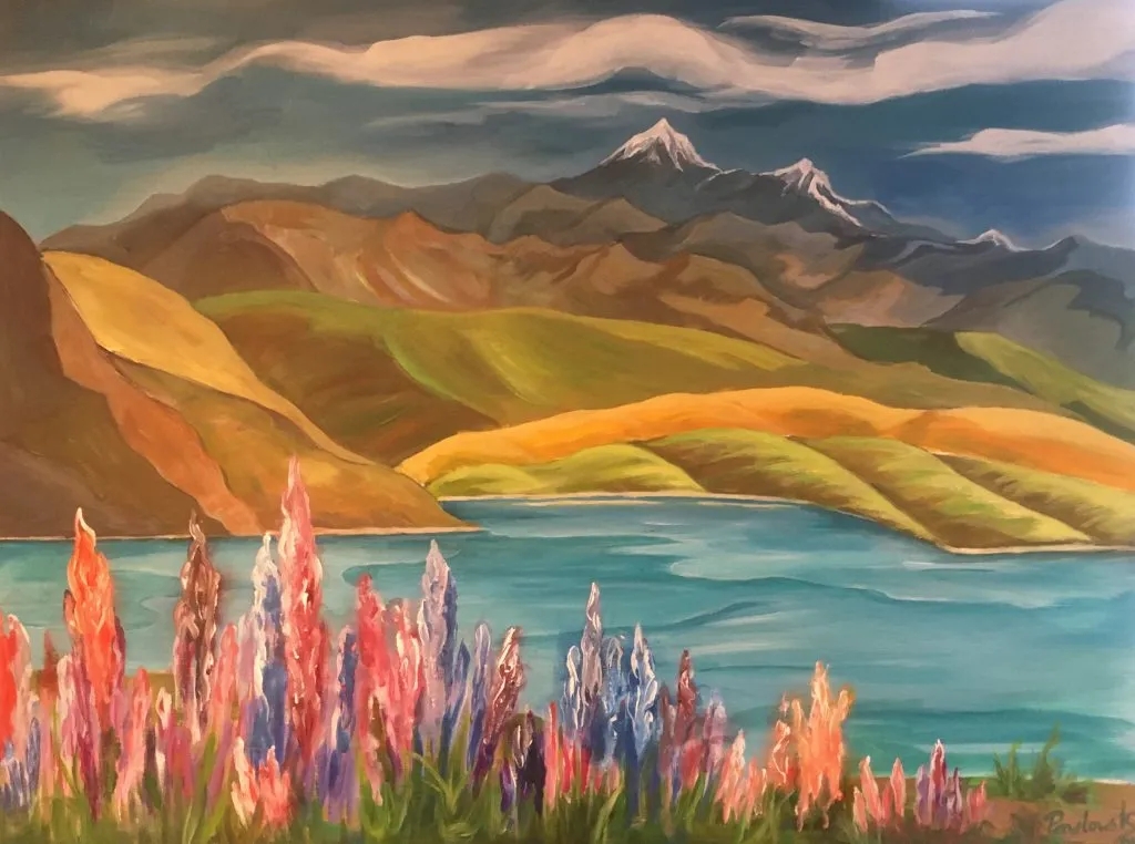 Neuseeland – Lupinen am Lake Tekapo