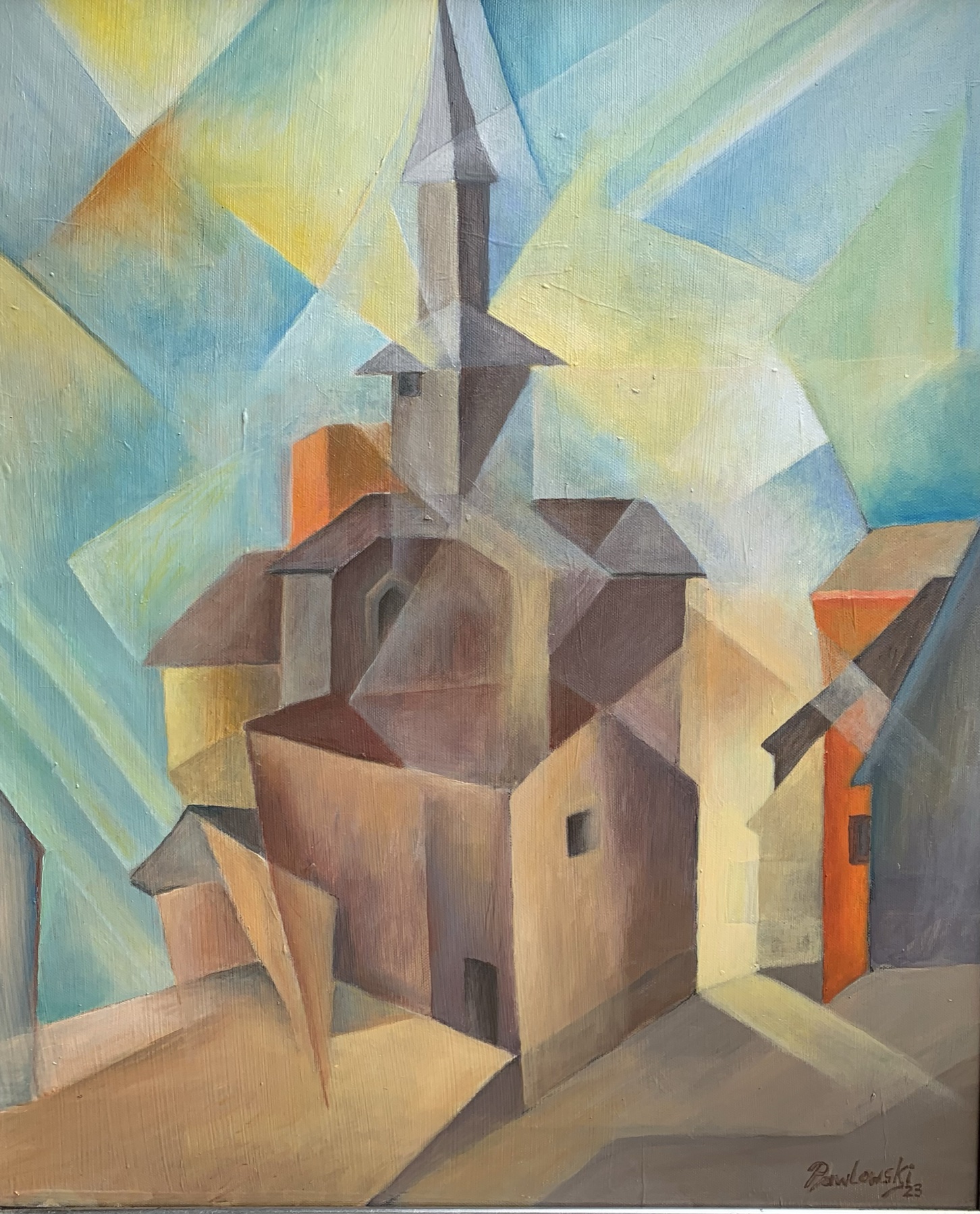Dorfkirche prismatisch